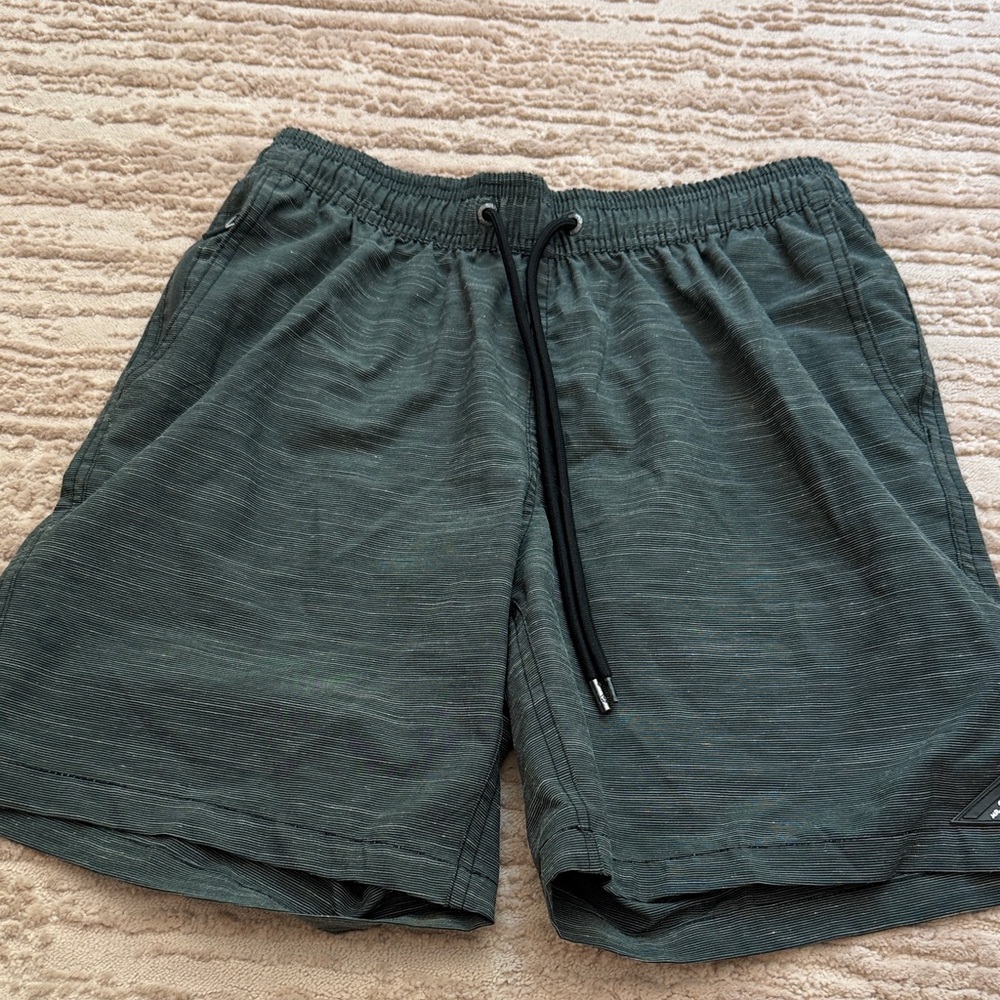 Mr.Swim Olive Green Swim Trunk Shorts Size Small